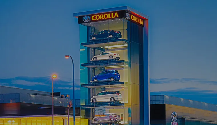 車両展示装置・立体駐車場